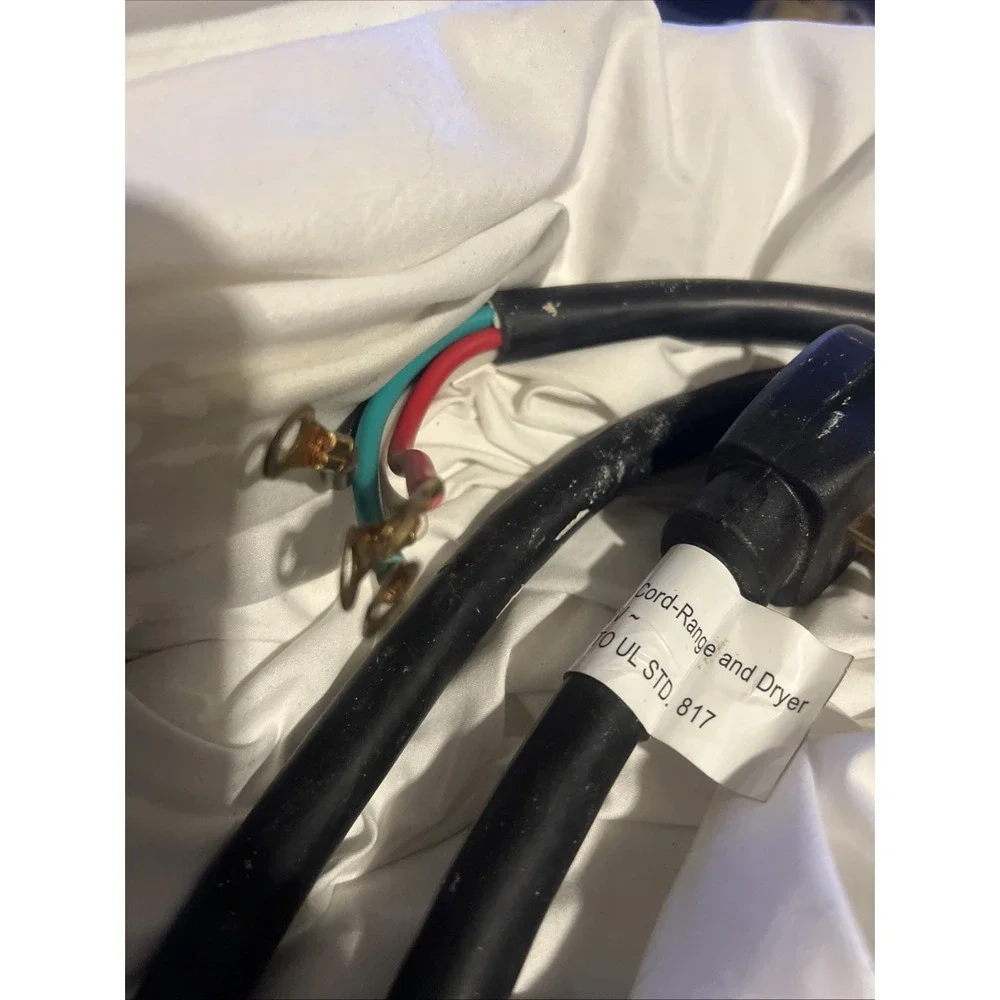 Intertek 5016122 6-Foot 4 Prong 30A Power 125V/250V Supply Cord-Range and Dryer